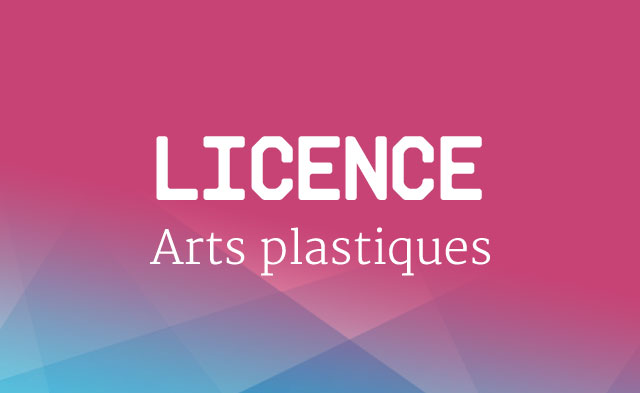 Licence Arts plastiques