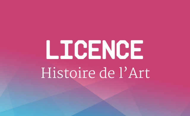 Licence Histoire de l'art