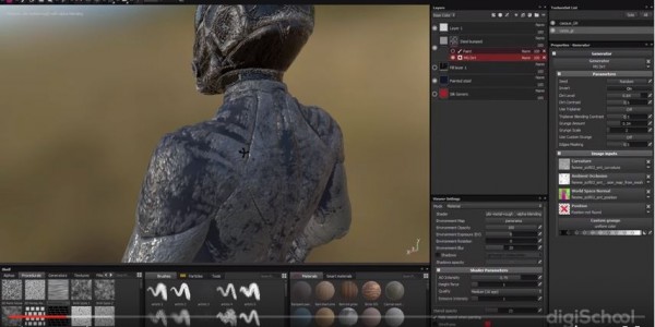 Création de textures avec Substance Painter : 3D